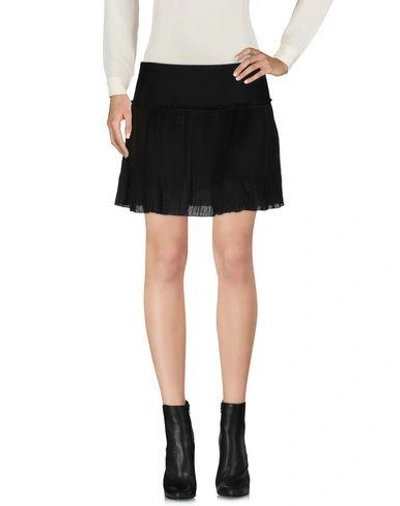 Shop Pinko Mini Skirt In Black