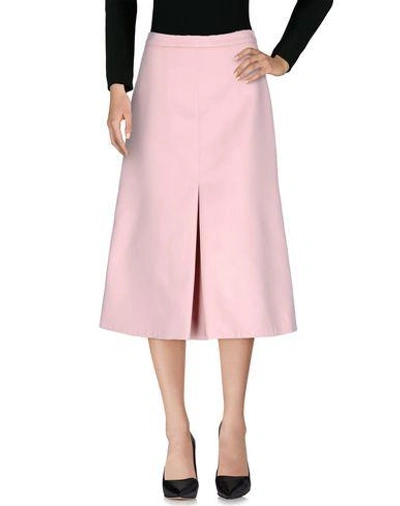 Vilshenko 3/4 Length Skirt In Pink