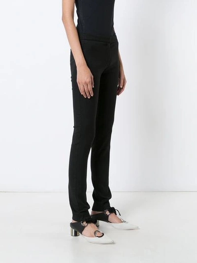 Shop Monse Formal Skinny Tailored Trousers In Black