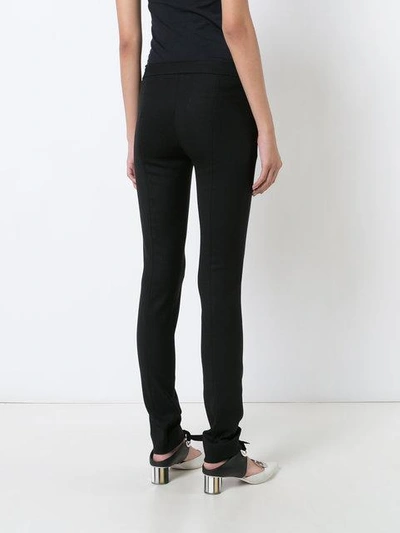 Shop Monse Formal Skinny Tailored Trousers In Black