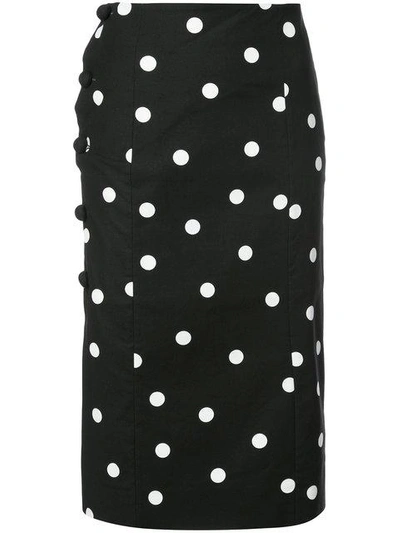 Shop Monse Polka Dot Pencil Skirt