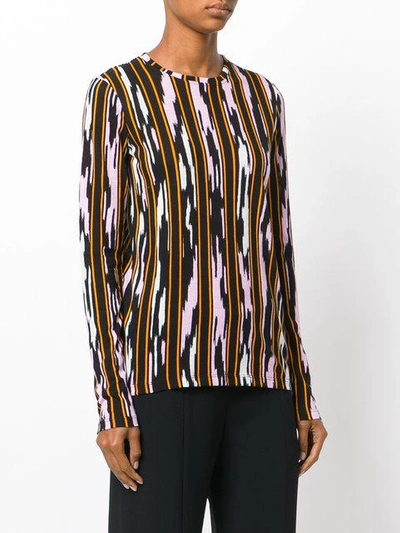 Shop Proenza Schouler Long Sleeve Printed Top