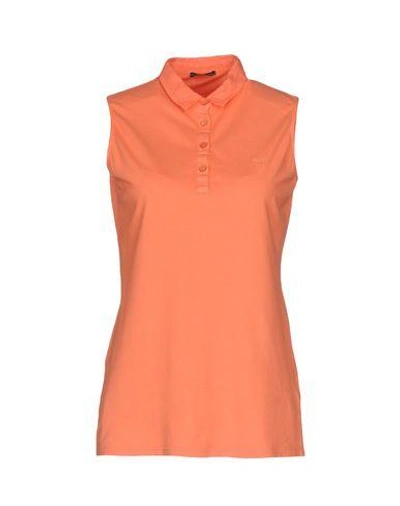Fred Perry Polo Shirt In Orange