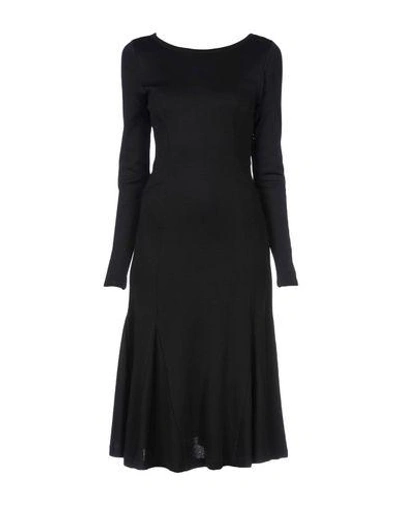 Michael Michael Kors Midi Dress In Black