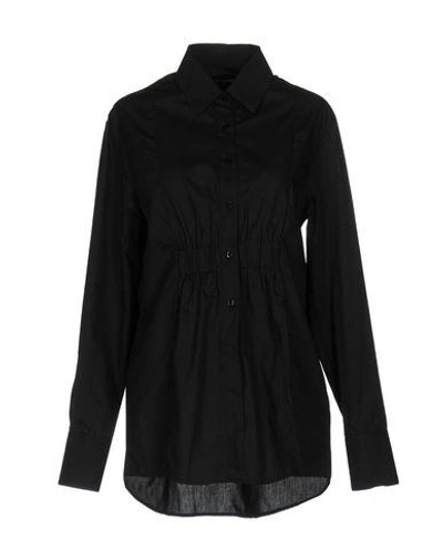 Shop Each X Other Solid Color Shirts & Blouses In Black