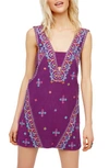FREE PEOPLE Never Been Embroidered Cotton Dress