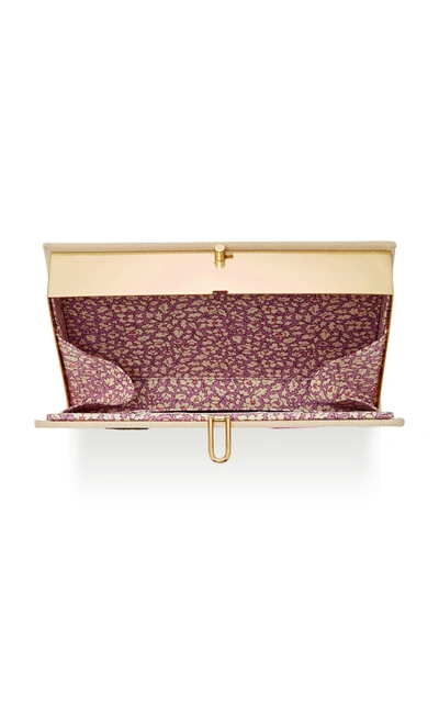 Shop Olympia Le-tan Meine Lieblingsmorde Embroidered Canvas Clutch