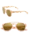 DOLCE & GABBANA Phantos 50MM Marbleized Acetate & Metal Sunglasses
