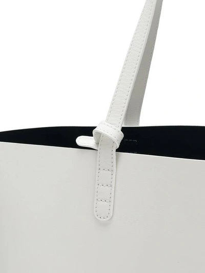 Shop Mansur Gavriel Large Tote - White