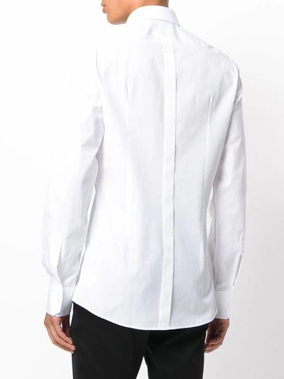Shop Dolce & Gabbana Classic Long Sleeve Shirt - White
