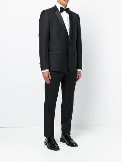 Shop Dolce & Gabbana Tuxedo Suit In Black