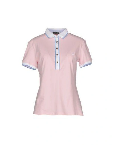 Fred Perry Polo Shirt In ピンク