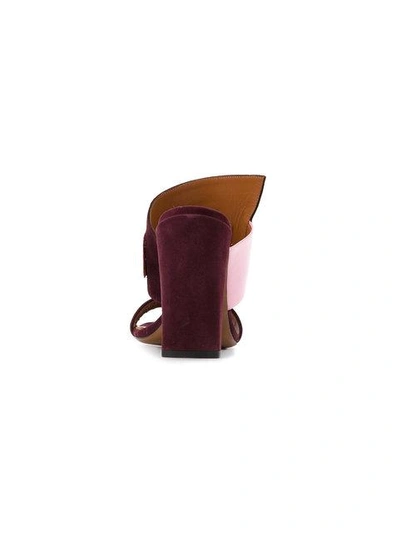 Shop Neous Burgundy Suede Ring 105 Mules