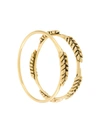 Aurelie Bidermann Five Cobs Wheat Bangle Bracelet