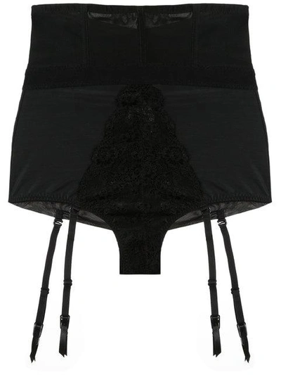 Shop À La Garçonne Hot Pants Corset In Black