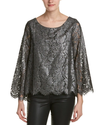Chaser Lace Blouse In Grey