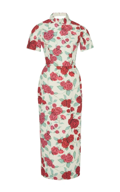 Emilia Wickstead M'o Exclusive Edith Floral Cocktail Dress