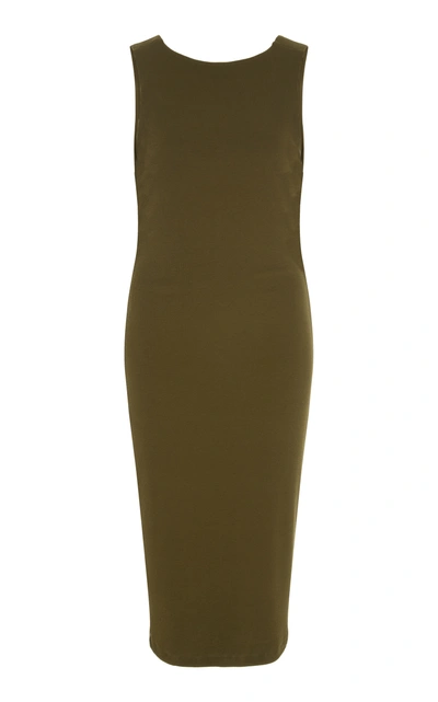 Getting Back To Square One Stretch-jersey Dress