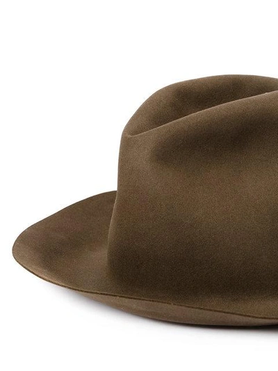 Shop Horisaki Felt Hat In Brown