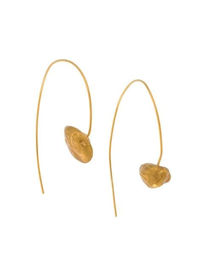 Shop Alighieri Ali Mo Clarity Earrings - Yellow