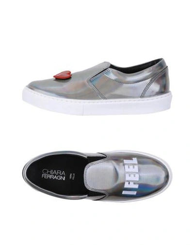 Chiara Ferragni Sneakers In Silver