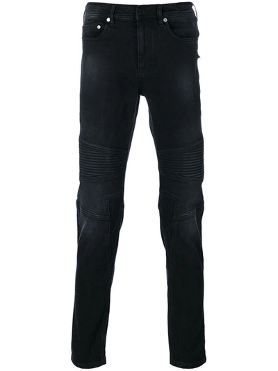 Shop Neil Barrett Biker Jeans In Black