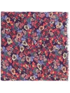 PAUL SMITH FLORAL PRINT SCARF,WTPC707DS434712131388