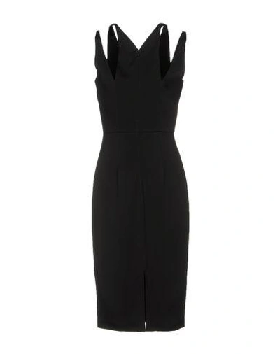 Shop Cushnie Et Ochs Knee-length Dresses In Black