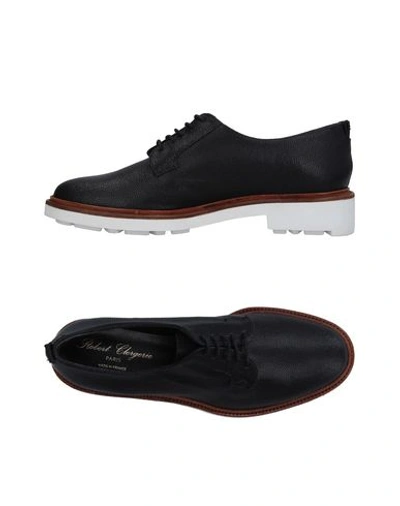 Robert Clergerie Lace-up Shoes In Black