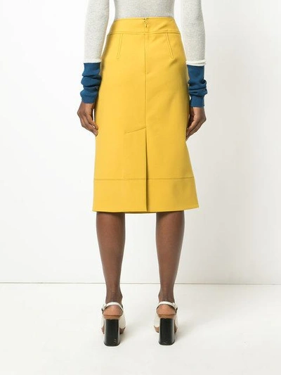 Marni Exposed Seam Pencil Skirt | ModeSens
