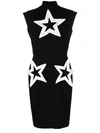 KTZ star cut-detail dress,SS17DR09AW12139229