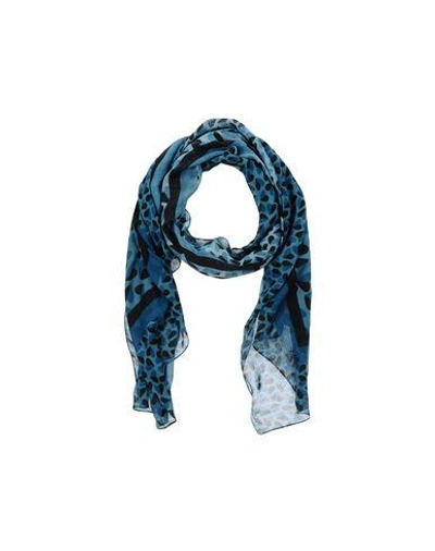 Ps By Paul Smith Scarves In Turquoise