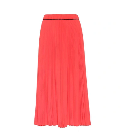 Shop Marc Jacobs Pleated Skirt In Red
