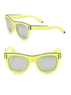 GIVENCHY 52MM Rubber Wayfarer Sunglasses
