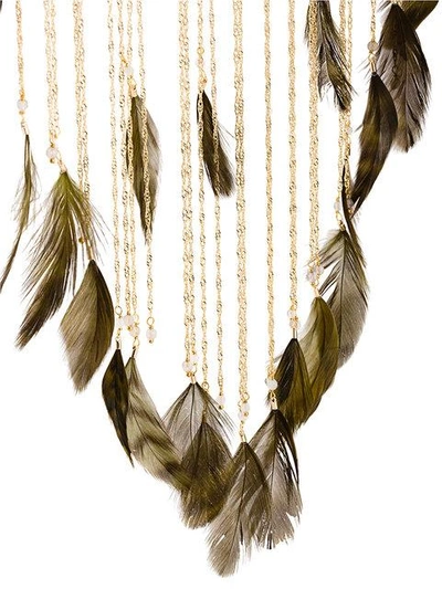 Shop Rosantica Selva Long Feather Necklace