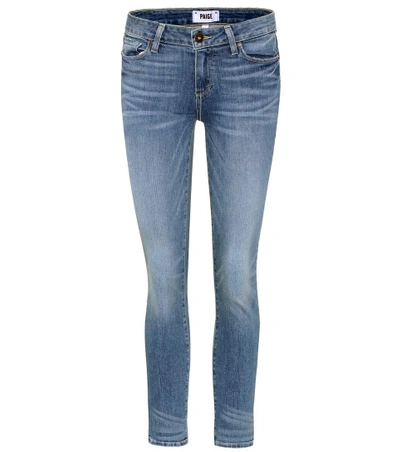 Shop Paige Verdugo Ankle Skinny Jeans In Blue