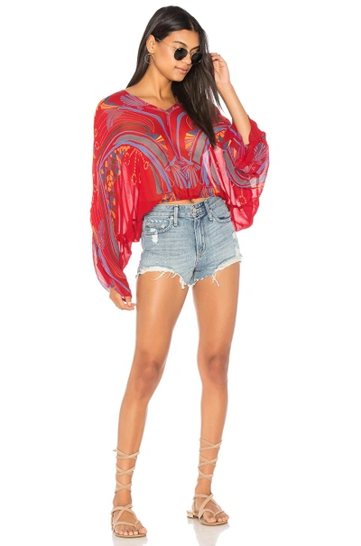 Shop Free People Beneath The Sea Top In Red