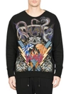 BALMAIN Graphic Cotton Sweatshirt