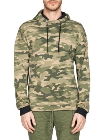 Shop Balmain Camouflage Sweatshirt
