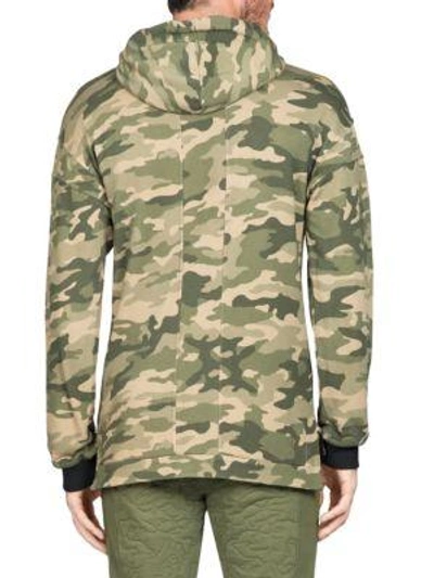 Shop Balmain Camouflage Sweatshirt