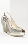 JIMMY CHOO 'Clue' Glitter Slingback Pump (Nordstrom Exclusive Color)