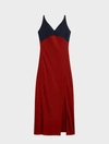 DKNY SLIP DRESS WITH FRONT SLIT,P26898LB11988720