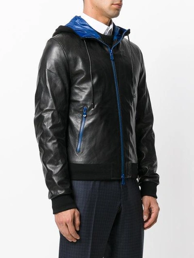 Shop Dolce & Gabbana Zipped Hooded Jacket