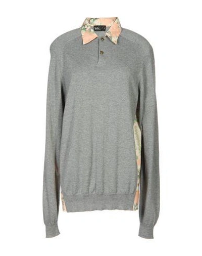 Shop Kolor Sweater In Grey