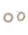 Michael Kors Brilliance Pavé Crystal Stud Earrings/goldtone