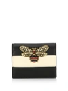 GUCCI Queen Margaret Colorblock Leather Wallet