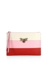 GUCCI Queen Margaret Colorblock Leather Pouch