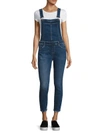 PAIGE Elie Distressed Denim Overalls