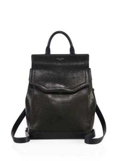Shop Rag & Bone Pilot Ii Leather Backpack In Black