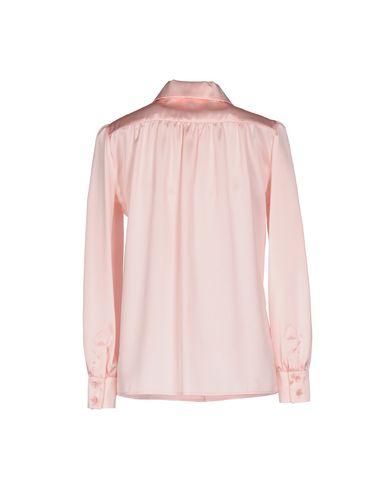 Saint Laurent Silk Shirts & Blouses In Pink | ModeSens